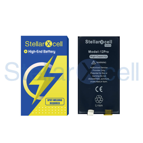 Second image of StellarXcell Ultra Battery Cell Super Capacity for IPhone 12/12PRO