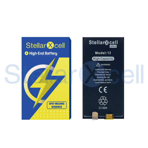 Second image of StellarXcell Ultra Battery Cell Super Capacity for IPhone 13