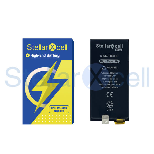 Second image of StellarXcell Ultra Battery Cell Super Capacity for IPhone 13Mini