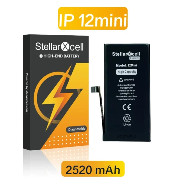 StellarXcell Diagnostic Battery no pop up message for IPhone 12 Mini