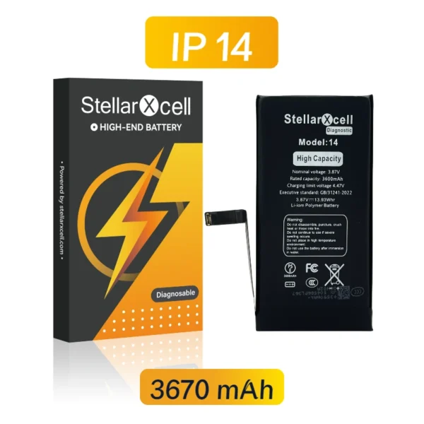 StellarXcell Diagnostic Battery no pop up message for IPhone 14