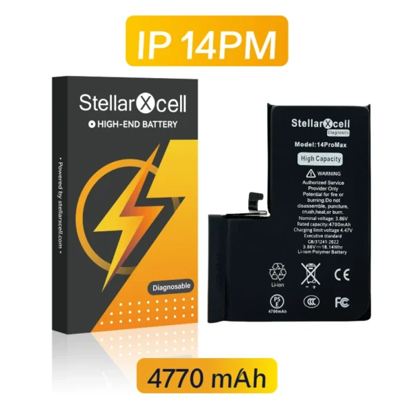 StellarXcell Diagnostic Battery no pop up message for IPhone 14 Pro Max
