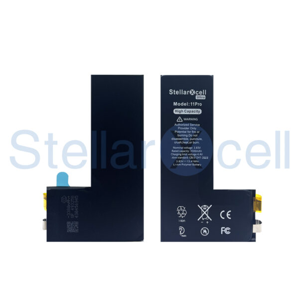 Second image of StellarXcell Ultra Battery Cell Super Capacity for IPhone 11 PRO