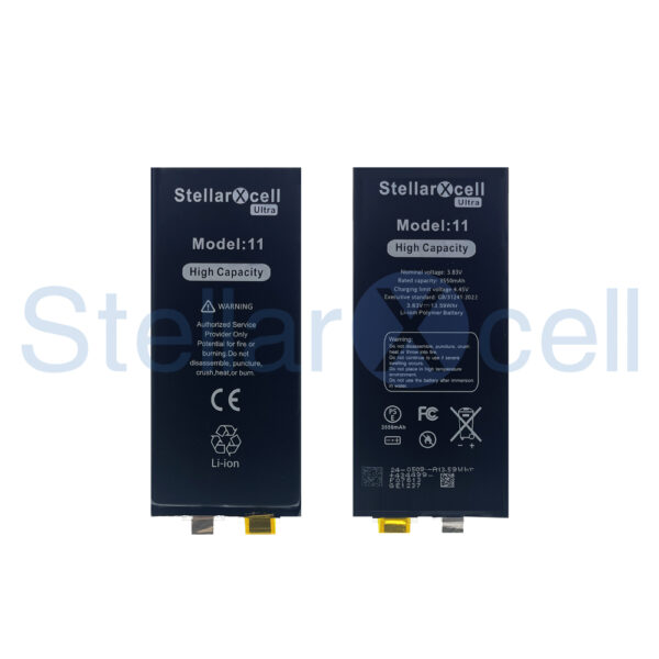 Second image of StellarXcell Ultra Battery Cell Super Capacity for IPhone 11