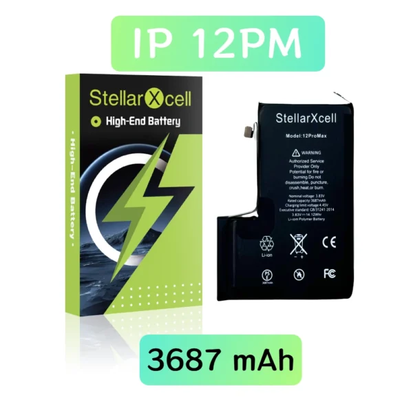 StellarXcell Decode Battery No need spot-weldind for IPhone IP12Pro max