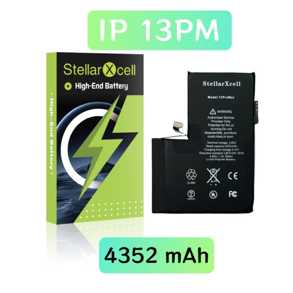StellarXcell Decode Battery No need spot-weldind for IPhone 13Pro max