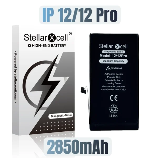 StellarXcell Diagnostic Basic Battery for IPhone IP 12/12pro