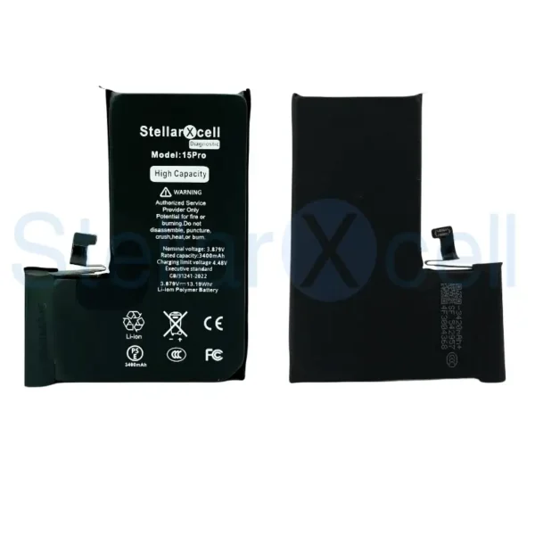 Second image of StellarXcell Diagnostic Battery no pop up message for IPhone 15 Pro