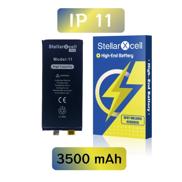 StellarXcell Ultra Battery Cell Super Capacity for IPhone 11