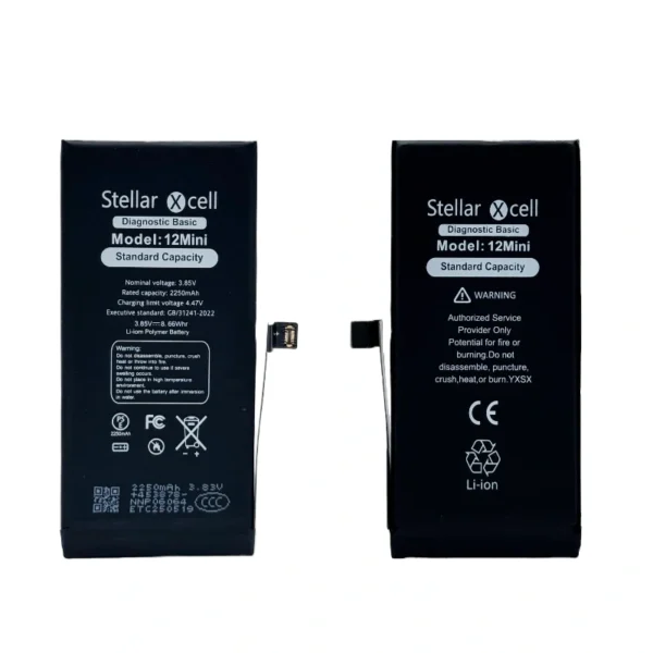 Second image of StellarXcell Diagnostic-Basic Battery for IPhone 12mini