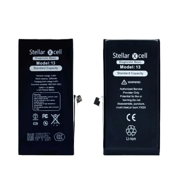 Second image of StellarXcell Diagnostic Basic Battery for IPhone IP 13