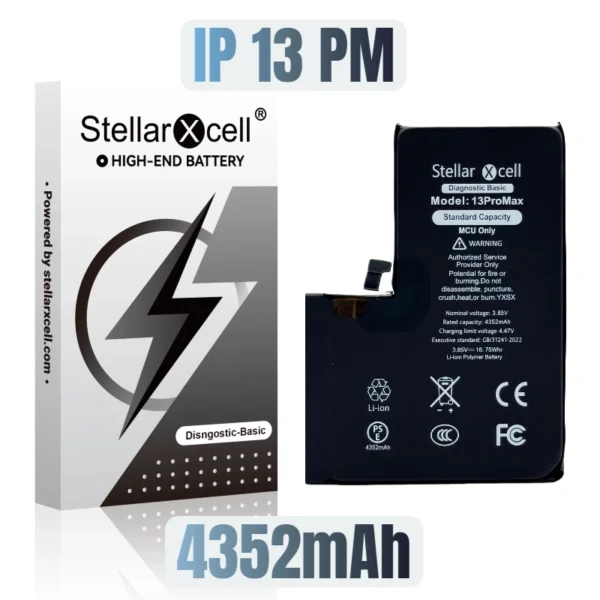 StellarXcell Diagnostic Basic Battery for IPhone 13promax