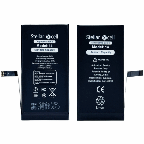 Second image of StellarXcell Diagnostic Basic Battery for IPhone 14