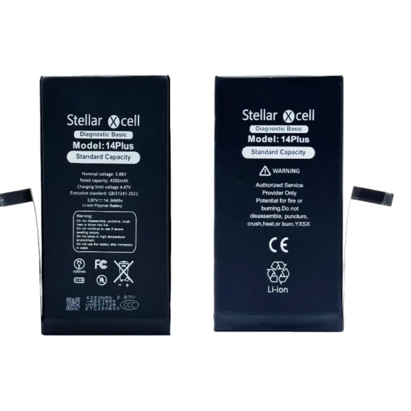 Second image of StellarXcell Diagnostic Basic Battery for IPhone 14 Plus