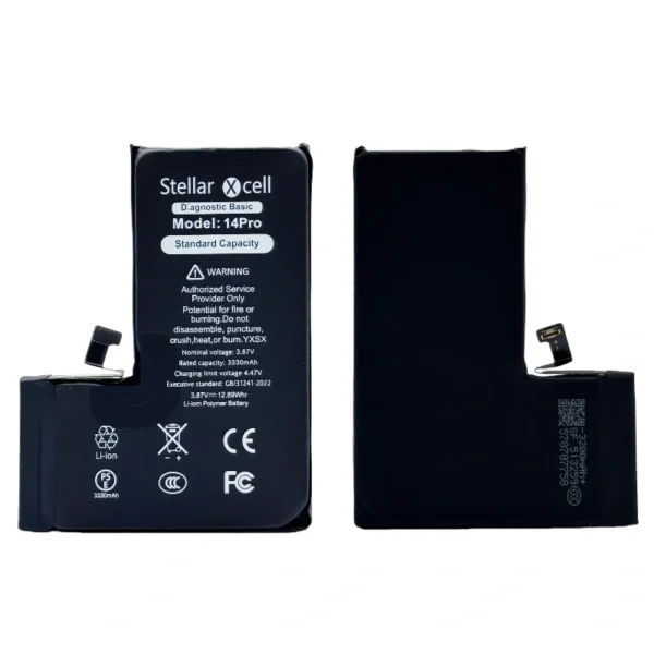 Second image of StellarXcell Diagnostic Basic Battery for IPhone 14 Pro