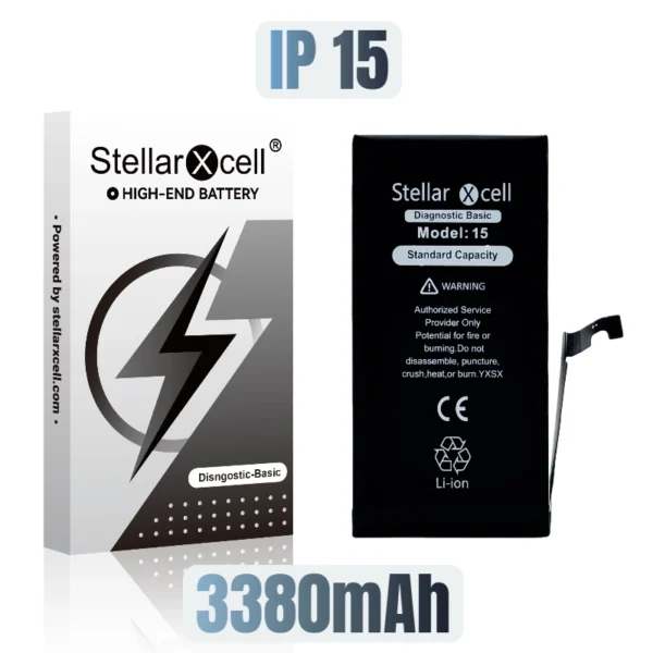 StellarXcell Diagnostic Basic Battery for IPhone 15