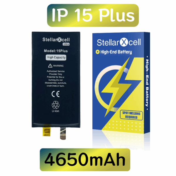 StellarXcell-Ultra Battery Cell Super Capacity for IPhone 15 Plus