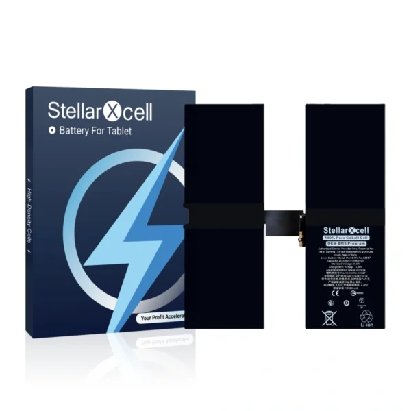 Second image of StellarXcell PAD Battery For IPad 12.9 5th/6th/A2387/A2378/A2462/A2461/A2379