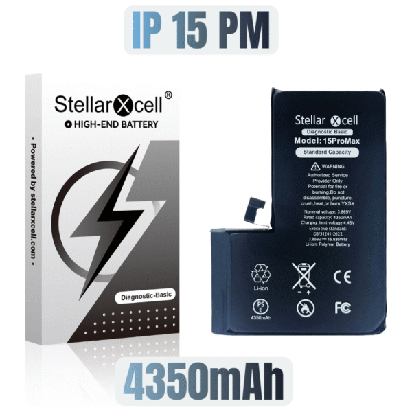 StellarXcell Diagnostic Basic Battery For iPhone15Promax