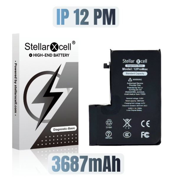 StellarXcell Diagnostic Basic Battery For iPhone12Promax