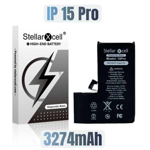 StellarXcell Diagnostic Basic Battery For iPhone15 Pro