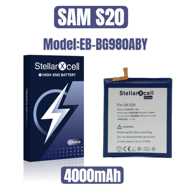 StellarXcell Choice Battery For Samsung S20 EB-BG980ABY