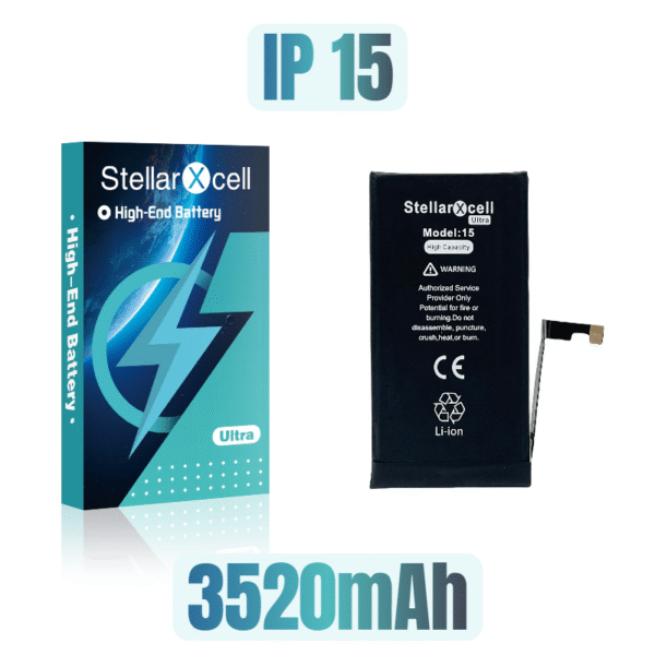 StellarXcell Ultra Battery For iPhone15