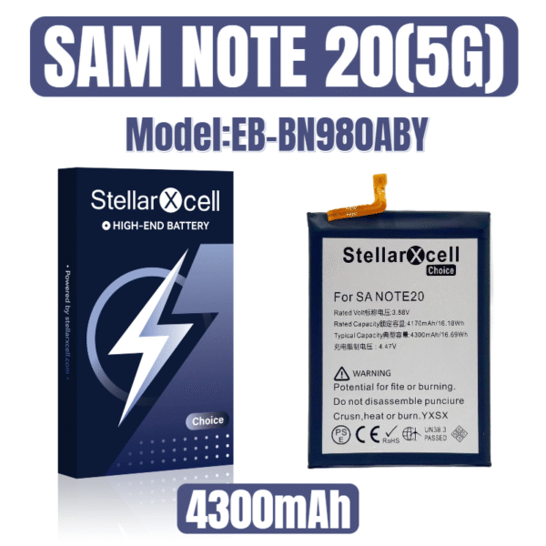 StellarXcell Choice Battery For Samsung Note20 EB-BN980ABY