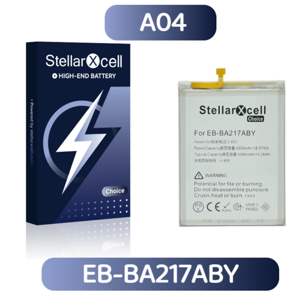StellarXcell Choice Battery For Samsung A04 EB-BA217ABY