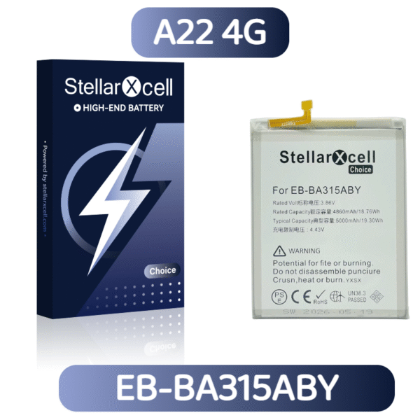 StellarXcell Choice Battery For Samsung A22 4G EB-BA315ABY